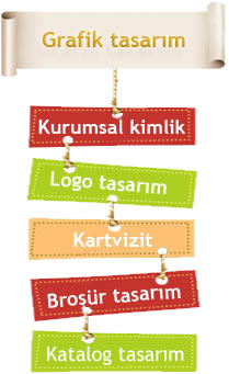 Grafik tasarım web tasarım katalog tasarım kurumsal kimlik